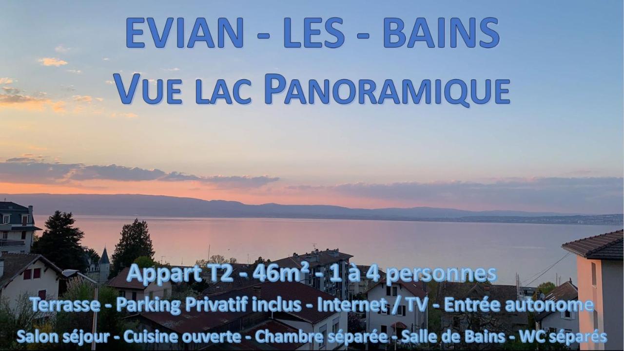 Vue Lac Panoramique Lejlighed Évian-les-Bains Eksteriør billede