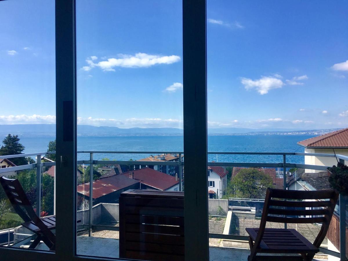 Vue Lac Panoramique Lejlighed Évian-les-Bains Eksteriør billede